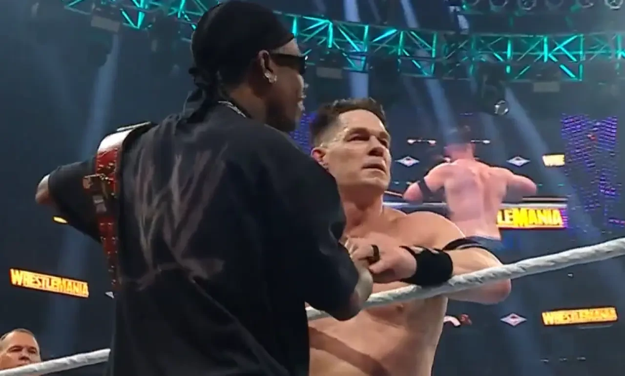 WWE'de Şok Anlar! Travis Scott'ın Cody Rhodes'a Attığı Tokat Sonrası Kriz Patladı 2