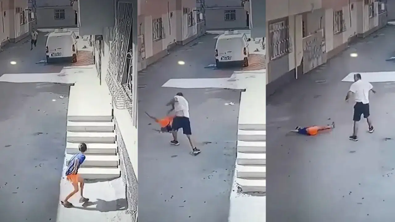 Adana’da Kan Donduran Anlar: Küçük Çocuğu Ayak Bileğinden Tutup Yere Fırlattı!