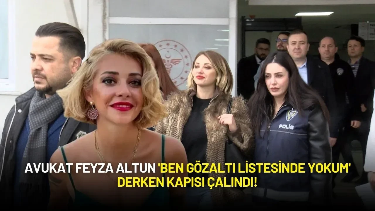 Avukat Feyza Altun 'Ben Gözaltı Listesinde Yokum' Derken Kapısı Çalındı!