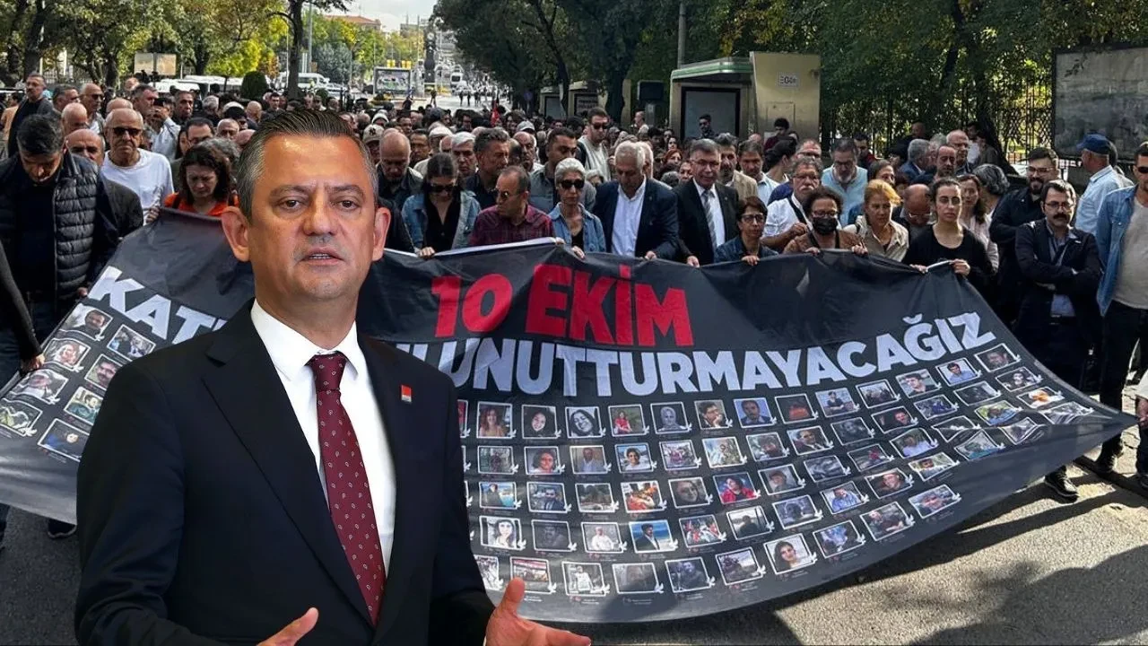 Özgür Özel Ankara Gar Katliamı’nın Yıl Dönümünde Hayatını Kaybedenleri Andı