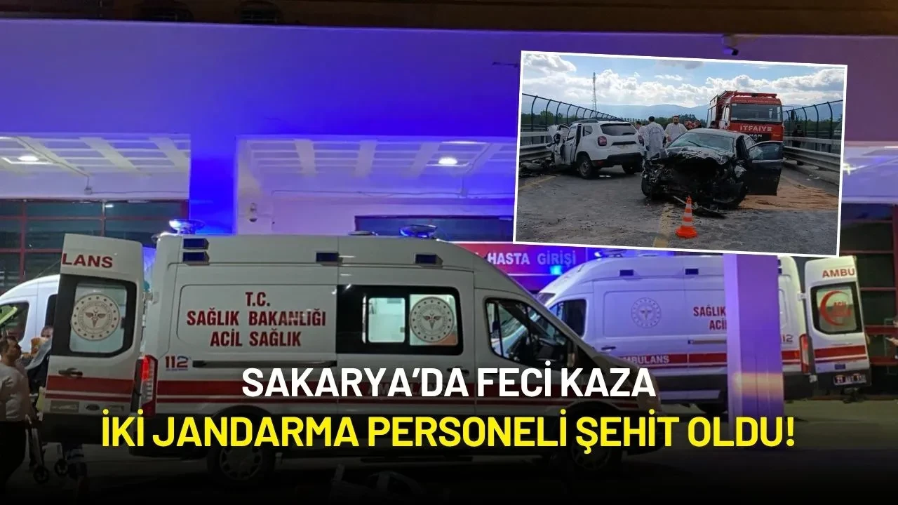 Sakarya’da Feci Kaza: iki Jandarma Personeli Şehit Oldu!