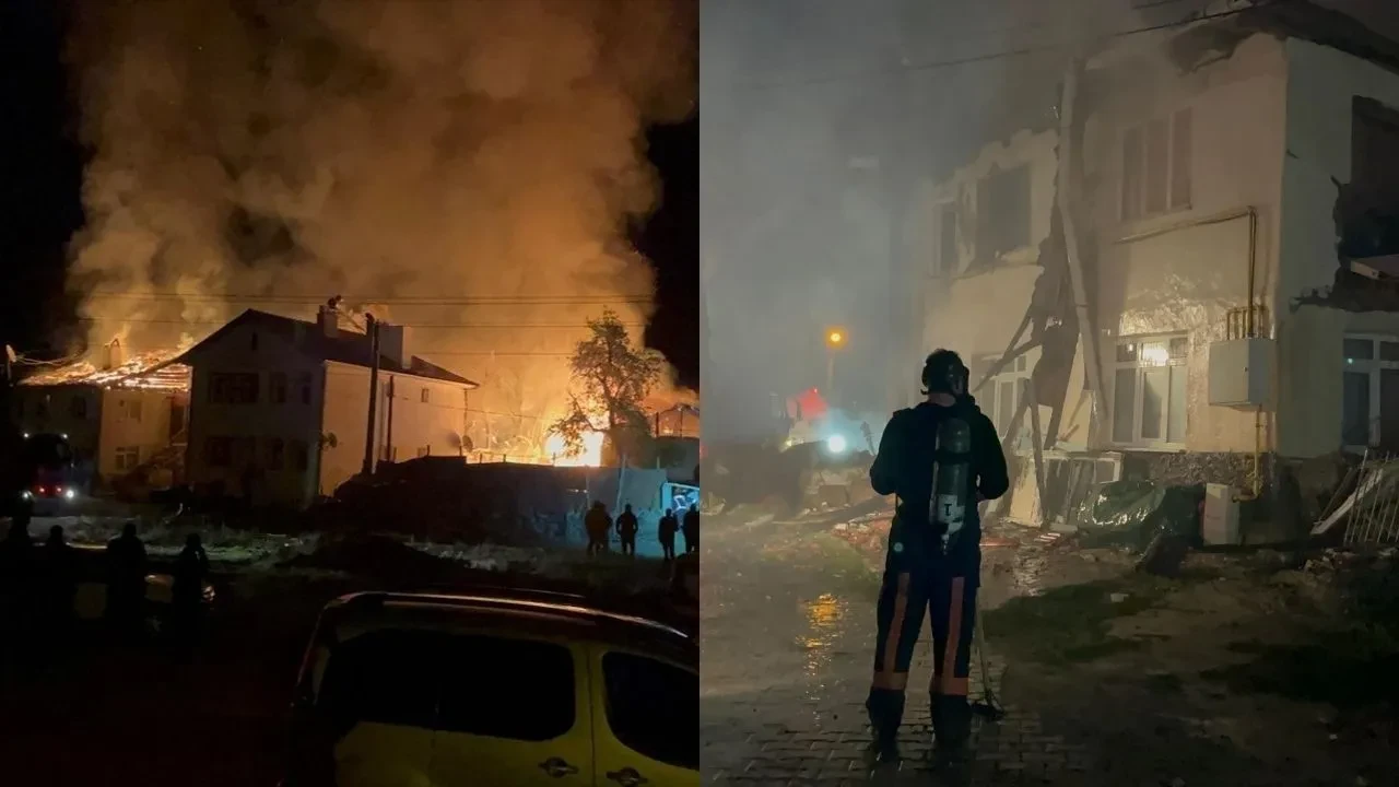 Çankırı'da Korkutan Yangın: 3 Ev ve 4 Samanlık Küle Döndü!