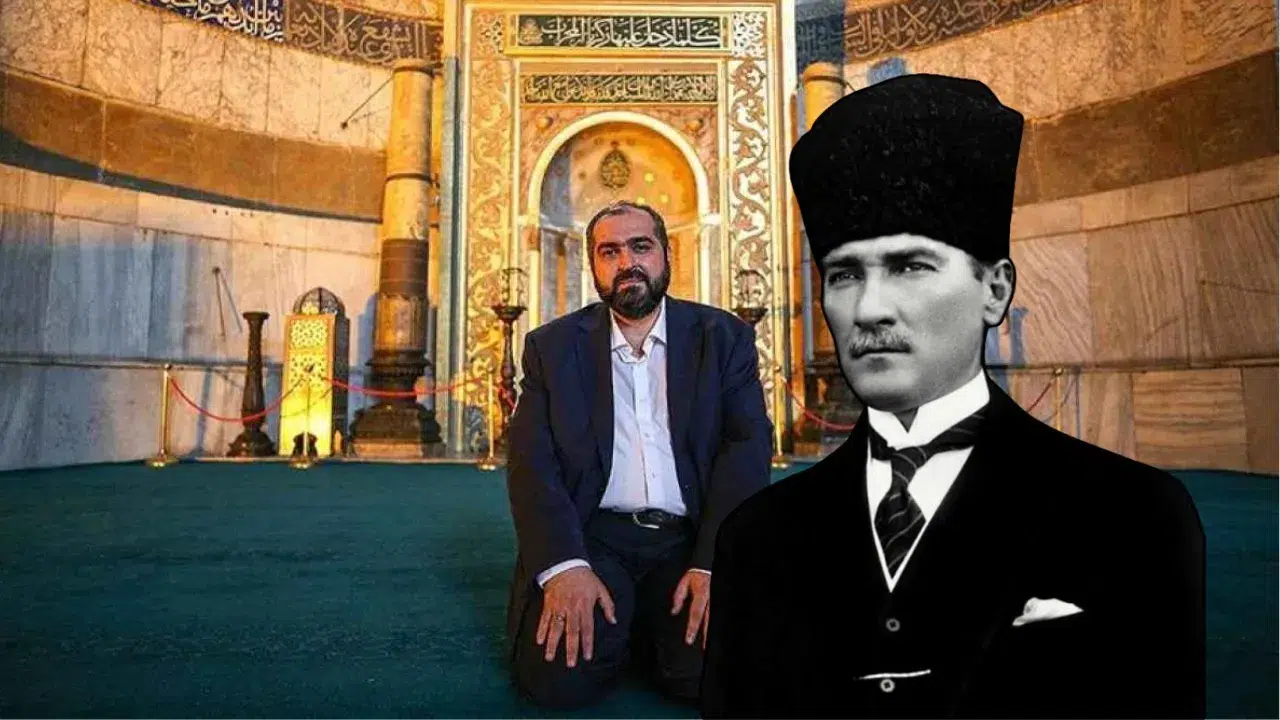Eski Ayasofya İmamı Atatürk ile ilgili Skandal Sözlere İmza Attı: “Müslüman Olmayana..."