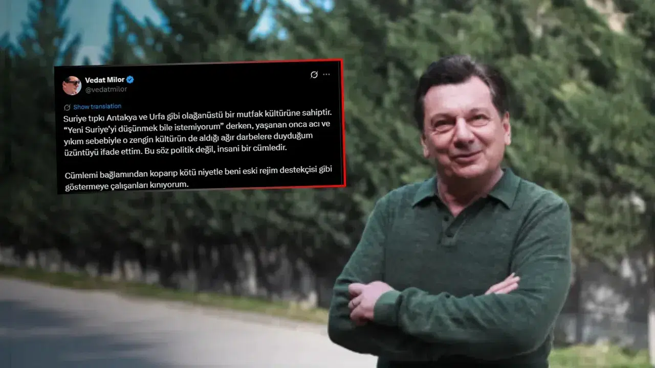 Vedat Milor’un “Eski Suriye” Yorumu Tepki Çekti: “Sözlerim Politik Değil, İnsaniydi”