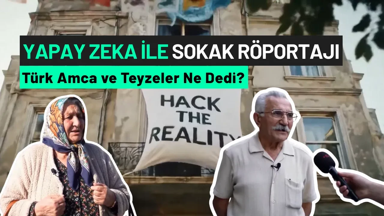 Yapay Zeka ile Sokak Röportajı: Eğlenceli Anlar Türk Amca ve Teyzelerle!