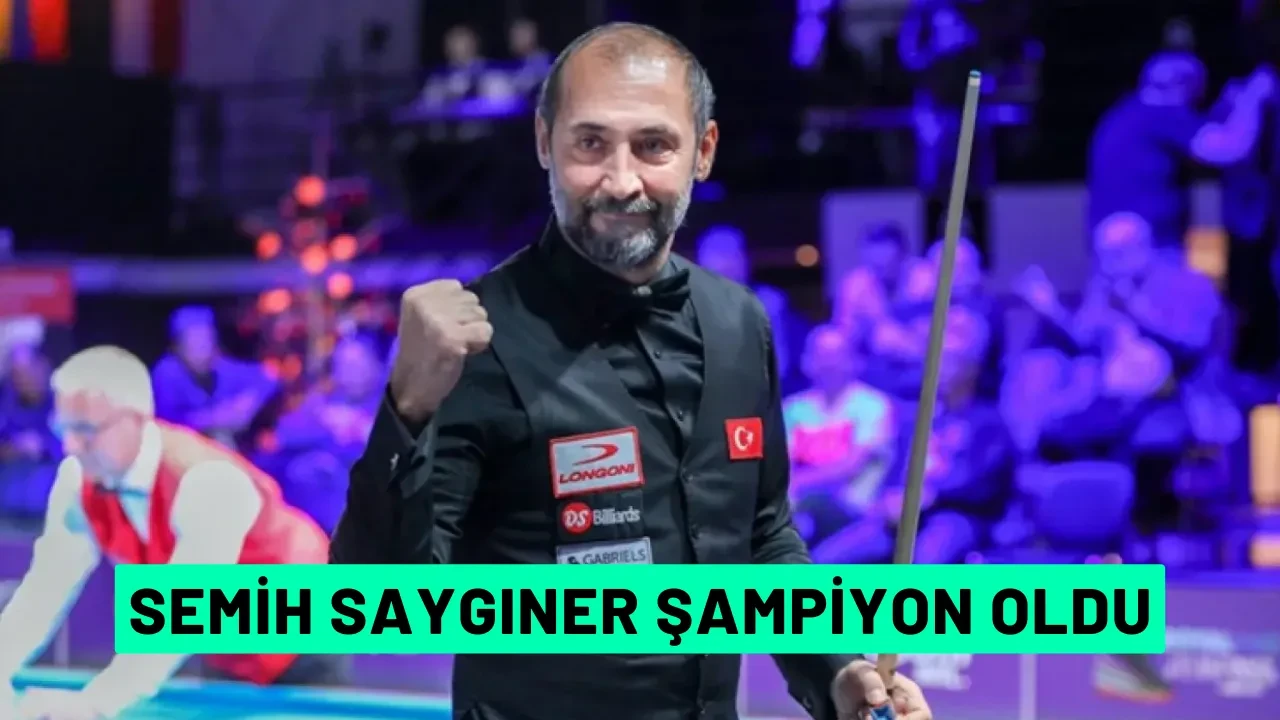 Semih Saygıner Şampiyon Oldu