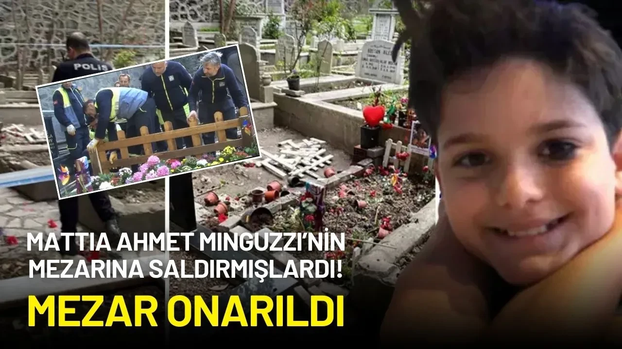 Mattia Ahmet Minguzzi’nin Mezarına Saldırmışlardı! Mezar Onarıldı