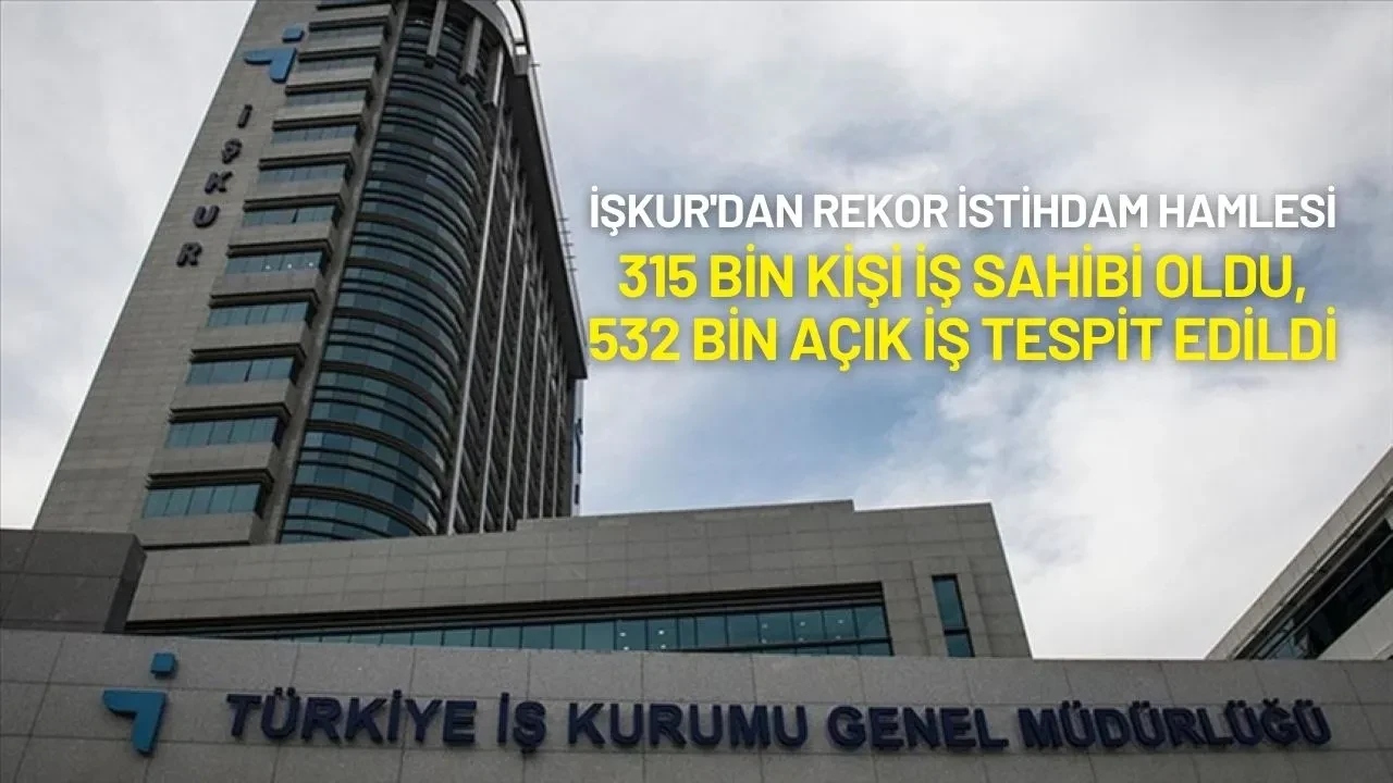 İŞKUR'dan Rekor İstihdam Hamlesi: Üç Ayda 315 Bin Kişi İş Sahibi Oldu!