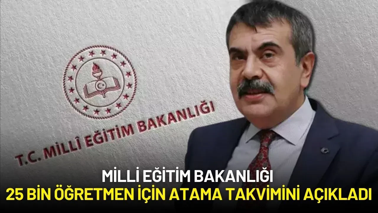 Milli Eğitim Bakanlığı 25 Bin Öğretmen İçin Atama Takvimini Açıkladı