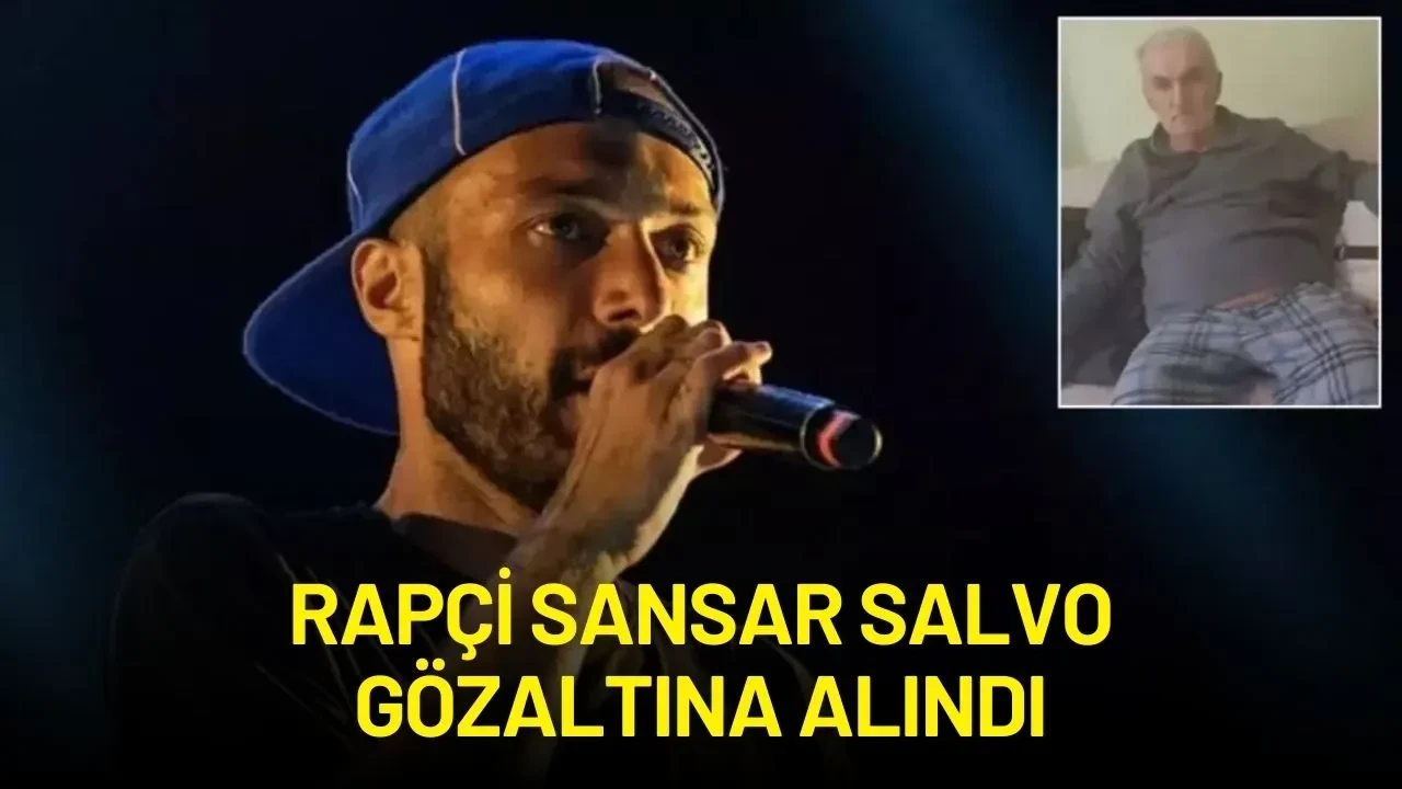 Rapçi Sansar Salvo Babasını Darp Etti, Gözaltına Alındı!