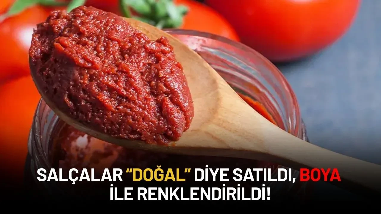 Ünlü Markanın Salçaları “Doğal” Diye Satıldı, Boya ile Renklendirildi!