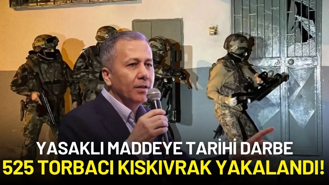 Başkentte Yasaklı Maddeye Tarihi Darbe: 525 Torbacı Kıskıvrak Yakalandı!