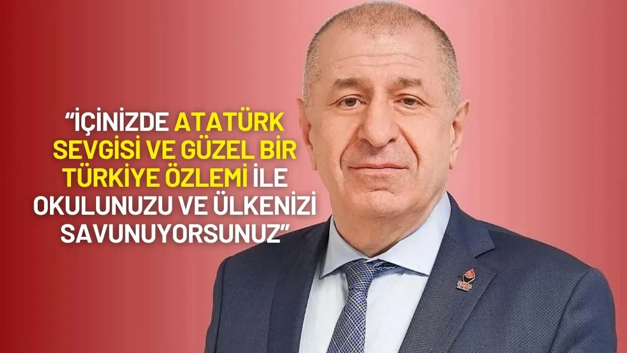 Ümit Özdağ Cezaevinden Lise Öğrencilerine Mesaj Yolladı: “Allah Sizi Ailenize ve Bu Ülkeye Bağışlasın”