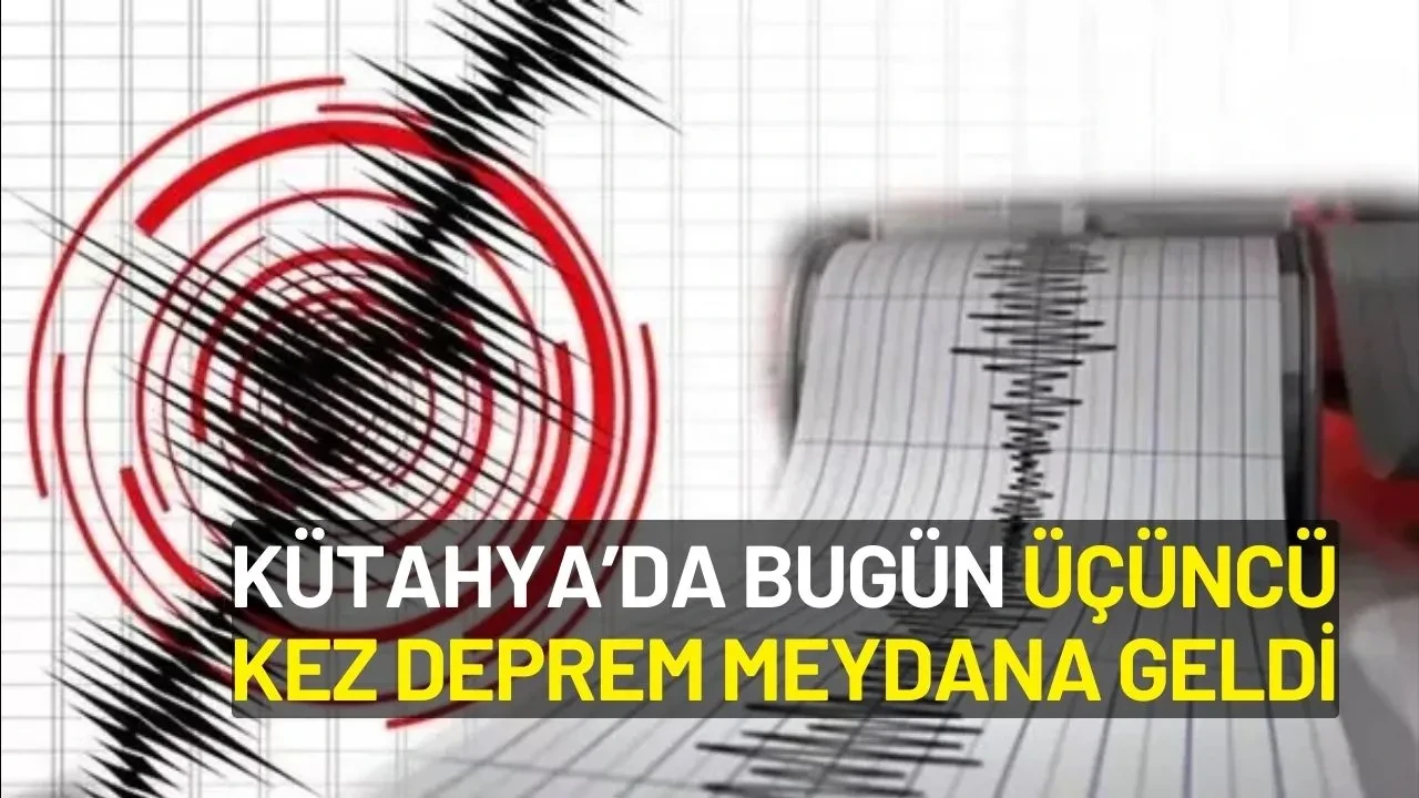 Kütahya'da Art Arda Depremler: Saat 10.20'de 4.6 Büyüklüğünde Yeni Bir Sarsıntı