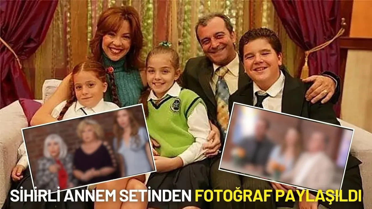 "Sihirli Annem: Hepimiz Biriz" Filmi Setinden Fotoğraf Paylaşıldı