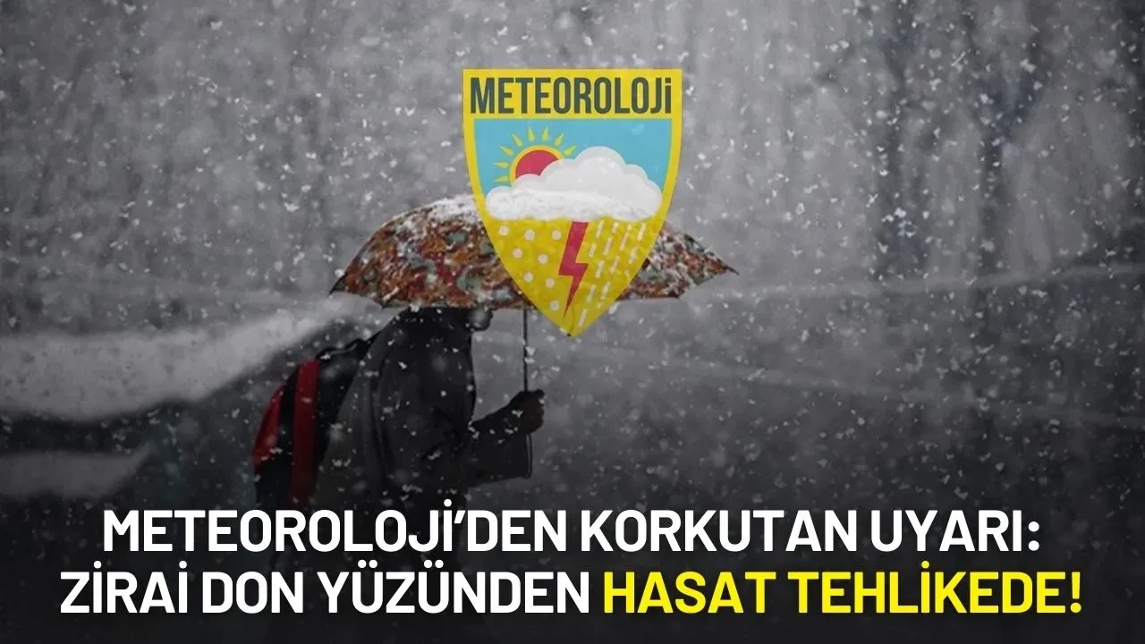 Meteoroloji Uyardı: Nisan’da Don Vurdu! Hasat Tehlikede
