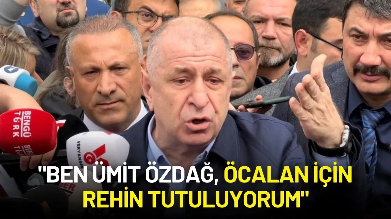 Ümit Özdağ Duruşma Tarihine İsyan Etti: "Ben ÜMİT ÖZDAĞ Öcalan için rehin tutuluyorum"