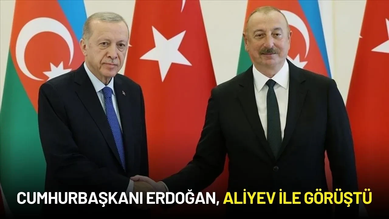 Cumhurbaşkanı Erdoğan, Aliyev ile Antalya Diplomasi Forumu'nda Görüştü