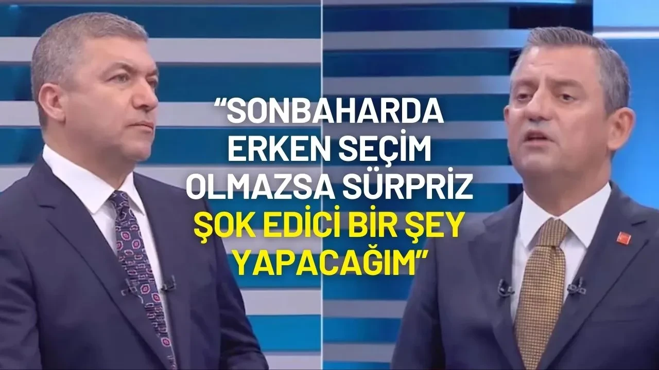 İsmail Küçükkaya'dan Şaşırtan Özgür Özel İddiası: “Sonbaharda Erken Seçim Olmazsa...”