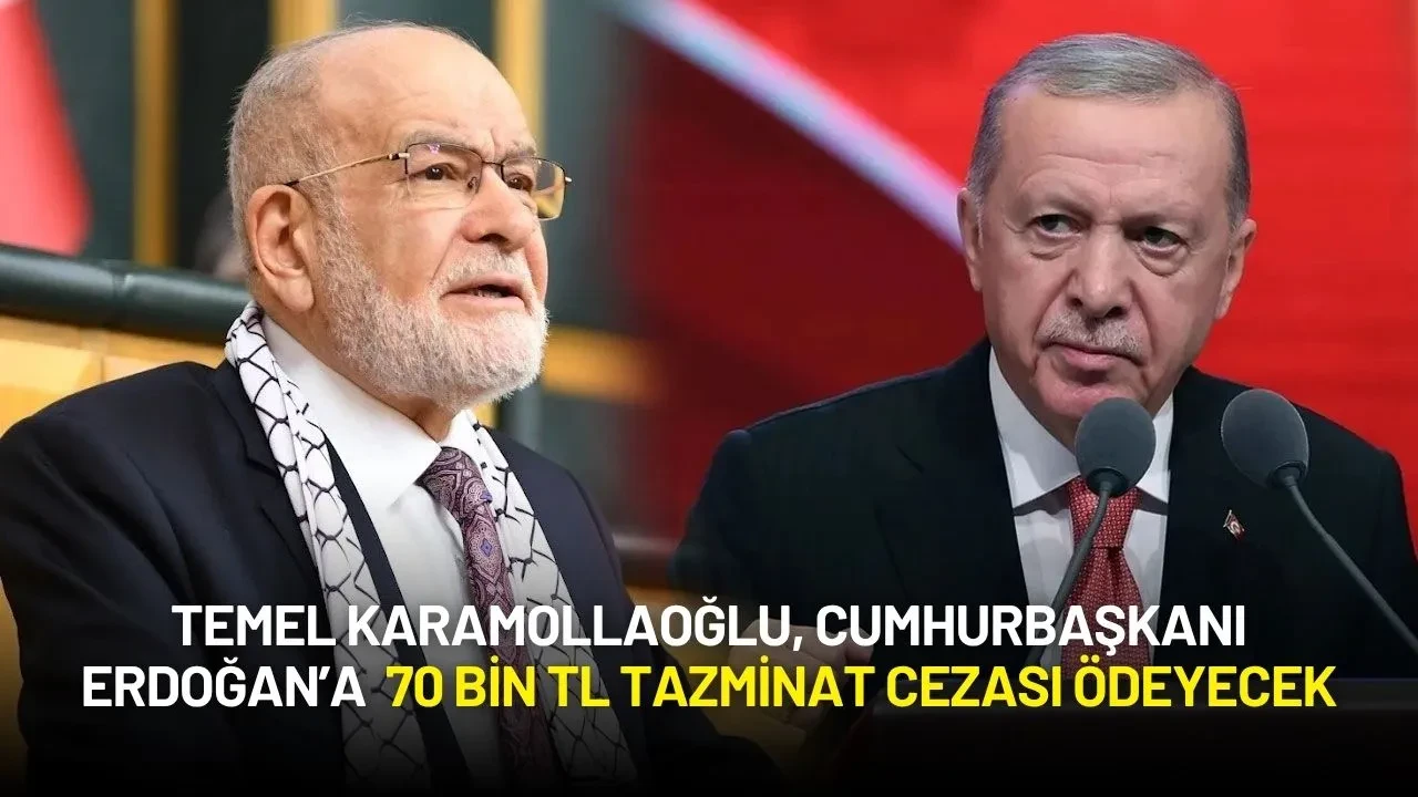 Temel Karamollaoğlu’na Erdoğan’a Yönelik Sözleri Nedeniyle 70 Bin TL Tazminat Cezası