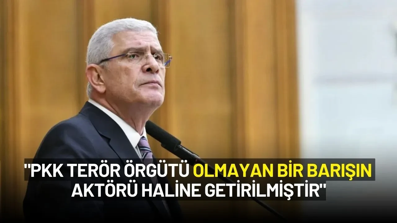 Müsavat Dervişoğlu: "PKK Terör Örgütü Olmayan Bir Barışın Aktörü Haline Getirilmiştir"