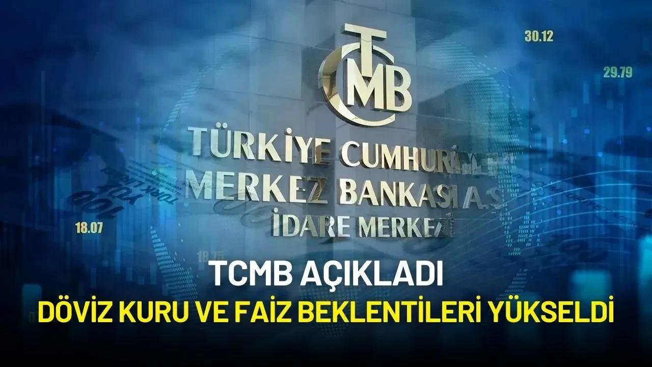 TCMB Açıkladı: Döviz Kuru ve Faiz Beklentileri Yükseldi