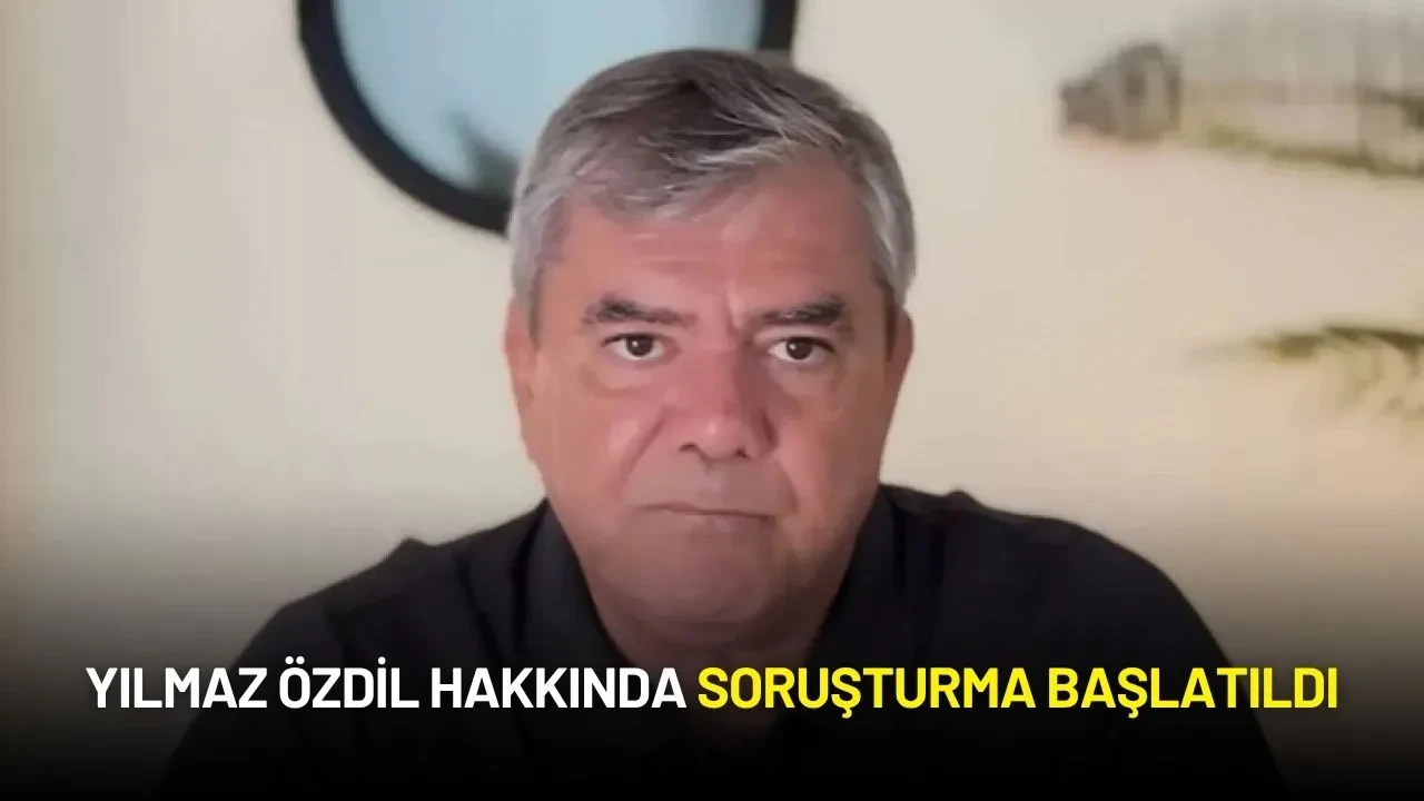 Yılmaz Özdil Hakkında Soruşturma Başlatıldı