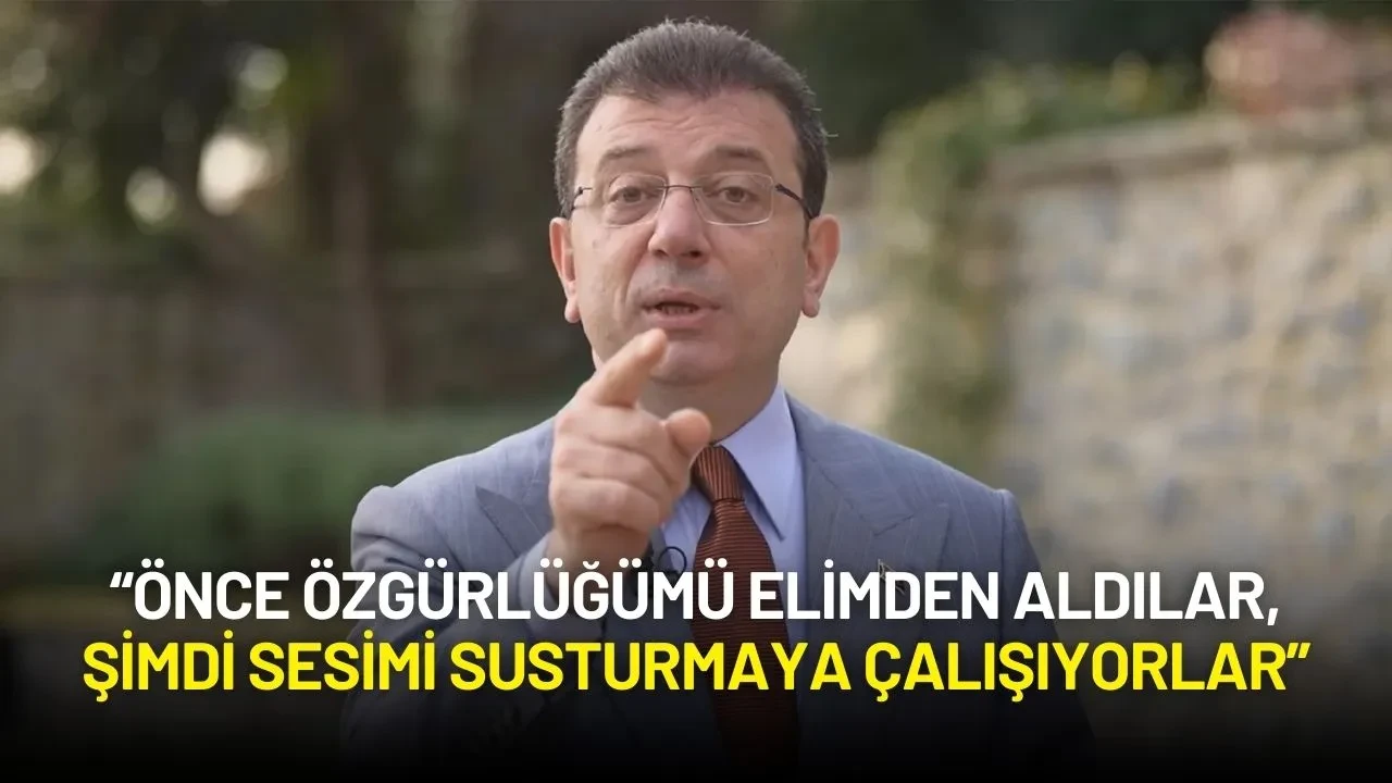 Ekrem İmamoğlu: "Önce Özgürlüğüm, Şimdi Sesim"