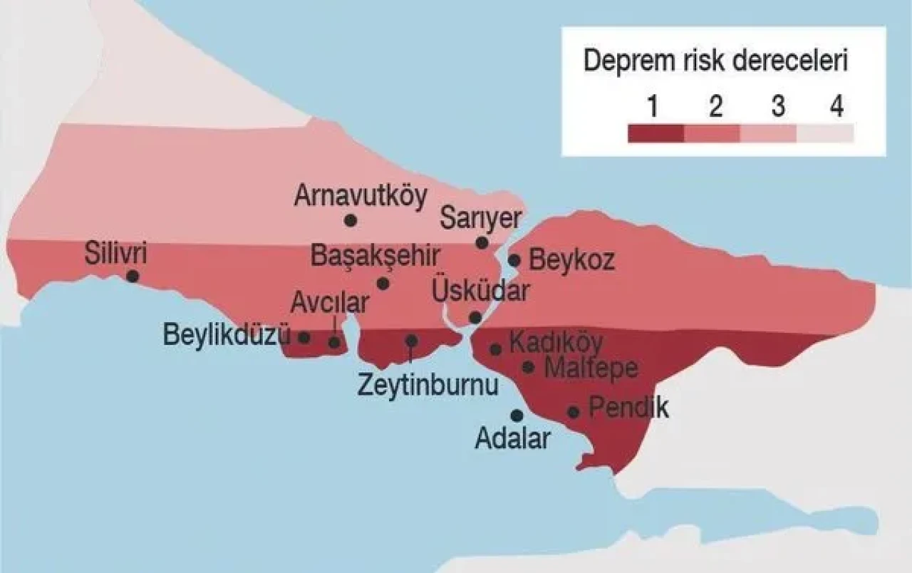 İstanbul'da Depreme Karşı Hangi İlçeler En Güvenli, Hangileri Riskli?
