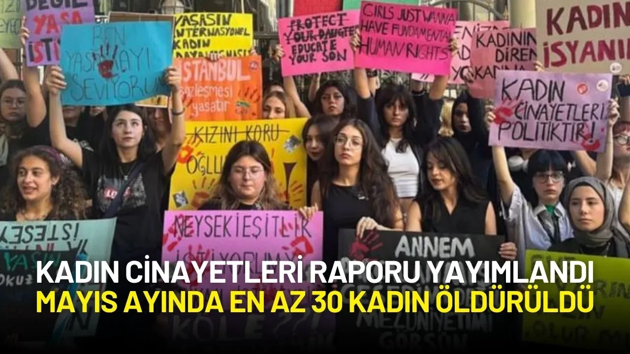 Kadın Cinayetleri Raporu Yayımlandı: Mayıs Ayında En Az 30 Kadın Erkekler Tarafından Öldürüldü