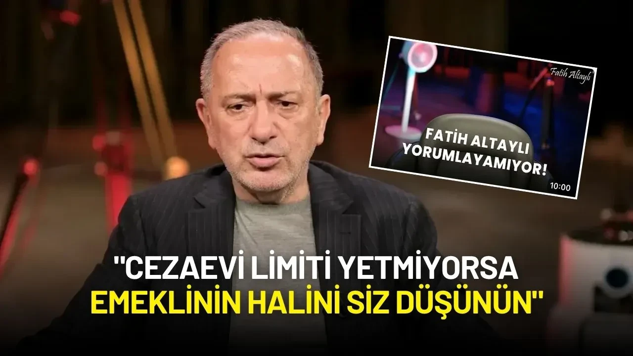 Fatih Altaylı Cezaevinden Mektup Yazdı: "Cezaevi Limiti Yetmiyorsa Emeklinin Halini Siz Düşünün"