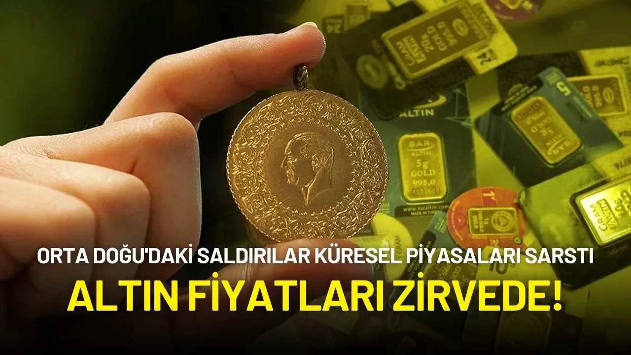 Orta Doğu'daki Saldırılar Küresel Piyasaları Sarstı: Altın Zirvede!