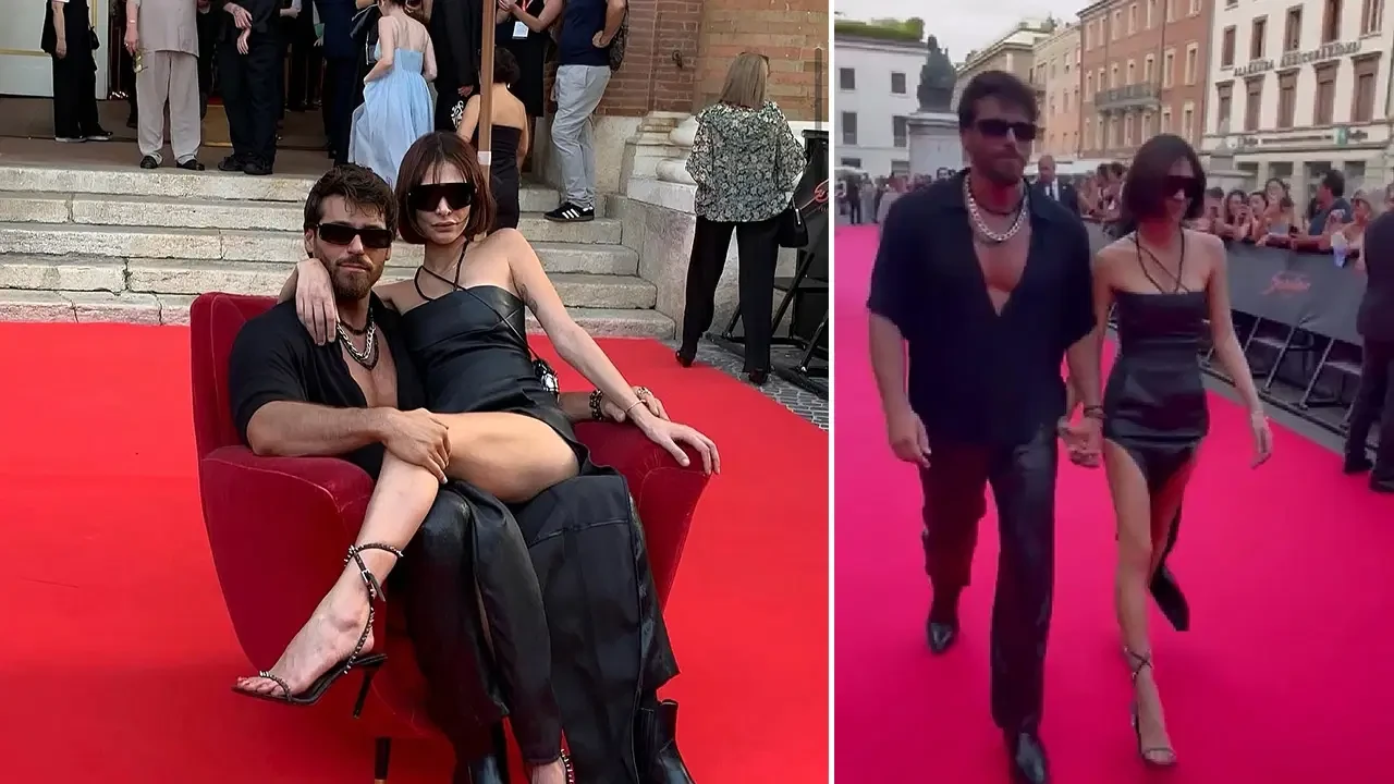 Can Yaman Kırmızı Halıda Sevgilisi ile Boy Gösterdi