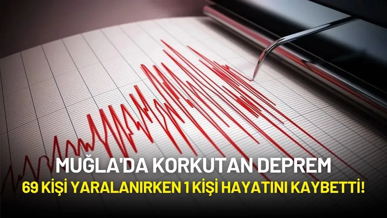 Muğla'da Korkutan Deprem: 69 Kişi Yaralanırken 1 Kişi Hayatını Kaybetti!