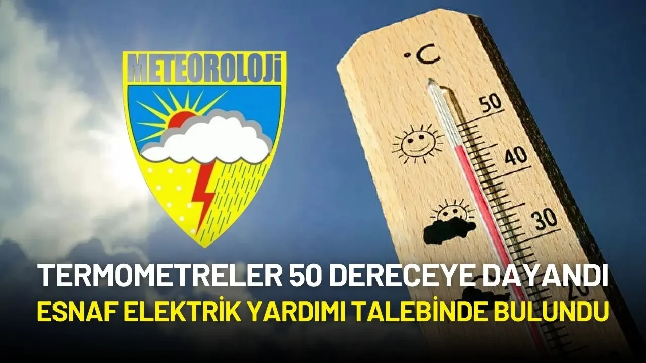 Termometreler 50 Dereceye Dayandı, Esnaf Elektrik Yardımı Talebinde Bulundu