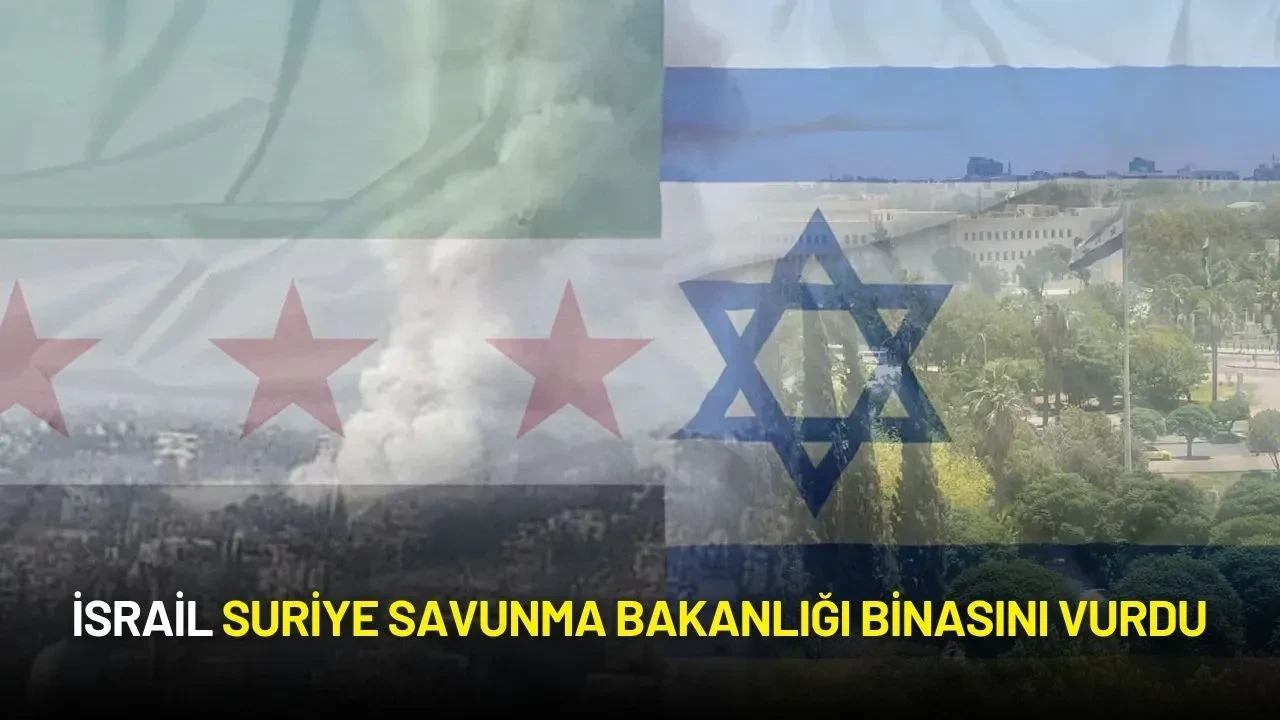 İsrail Suriye Savunma Bakanlığı Binasını Vurdu