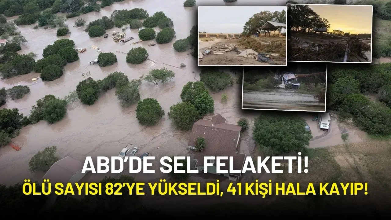 ABD’de Sel Felaketi: Ölü Sayısı 82’ye Yükseldi, 41 Kişi Hala Kayıp!