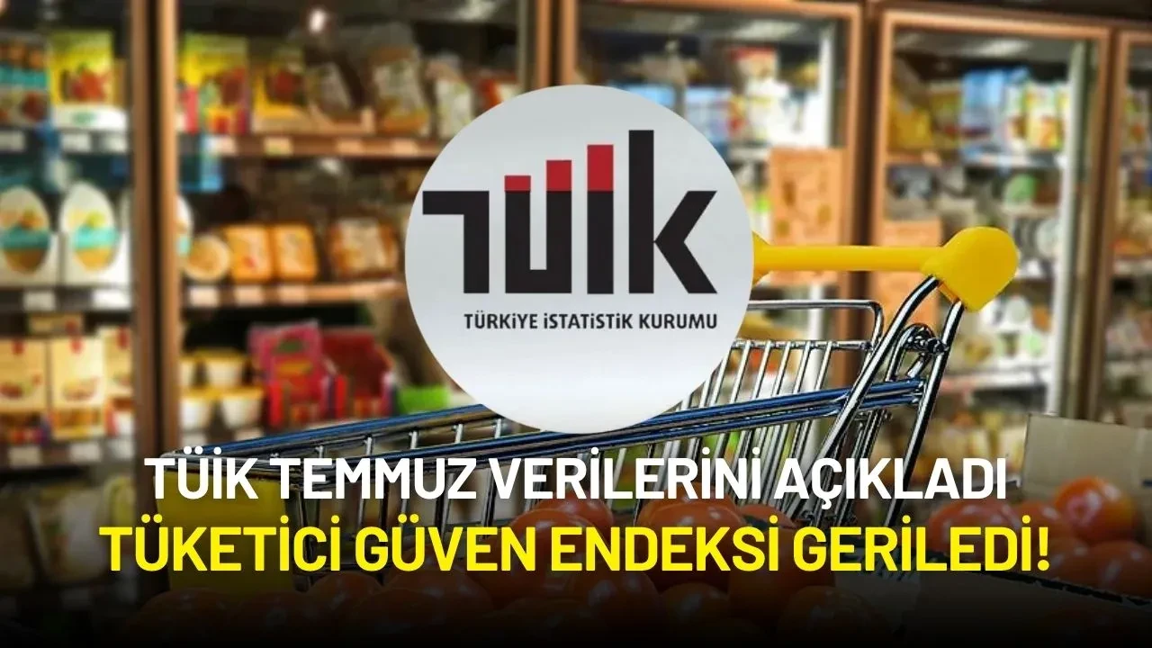 TÜİK Temmuz Verilerini Açıkladı: Tüketici Güven Endeksi Geriledi!