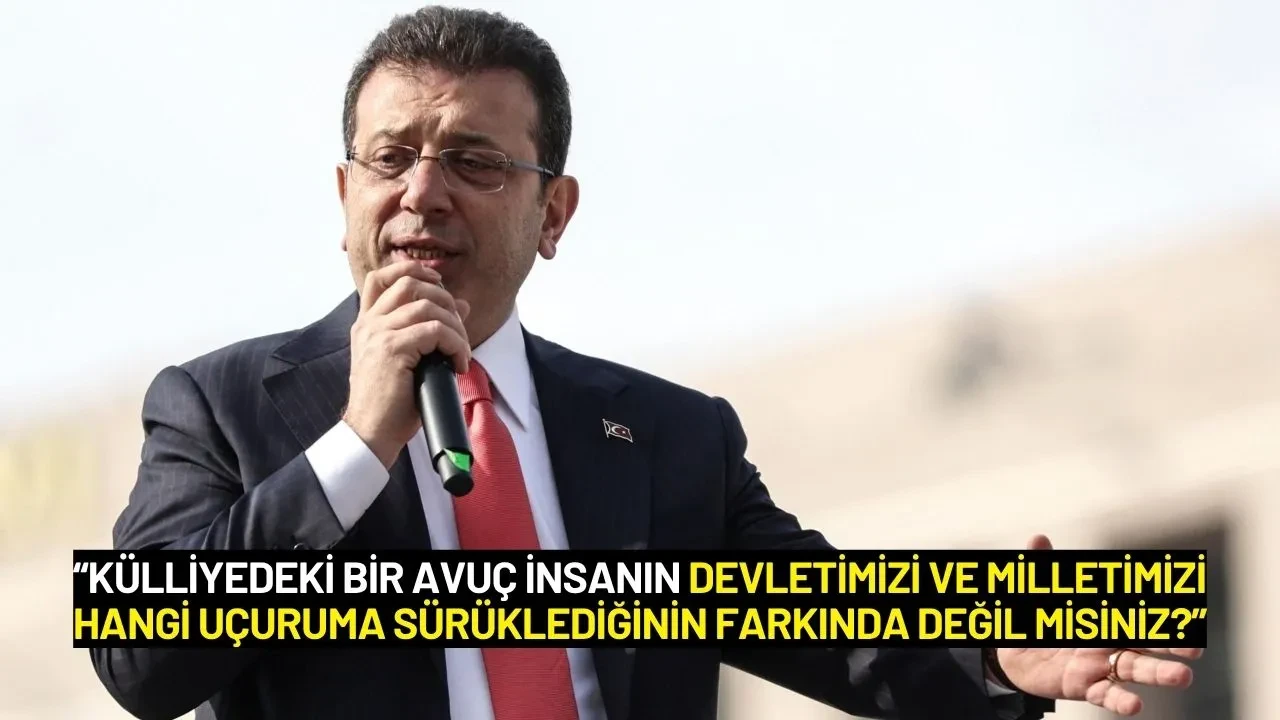 Ekrem İmamoğlu: "Milletin Vicdanı Elbet Herkesi Yargılayacaktır"