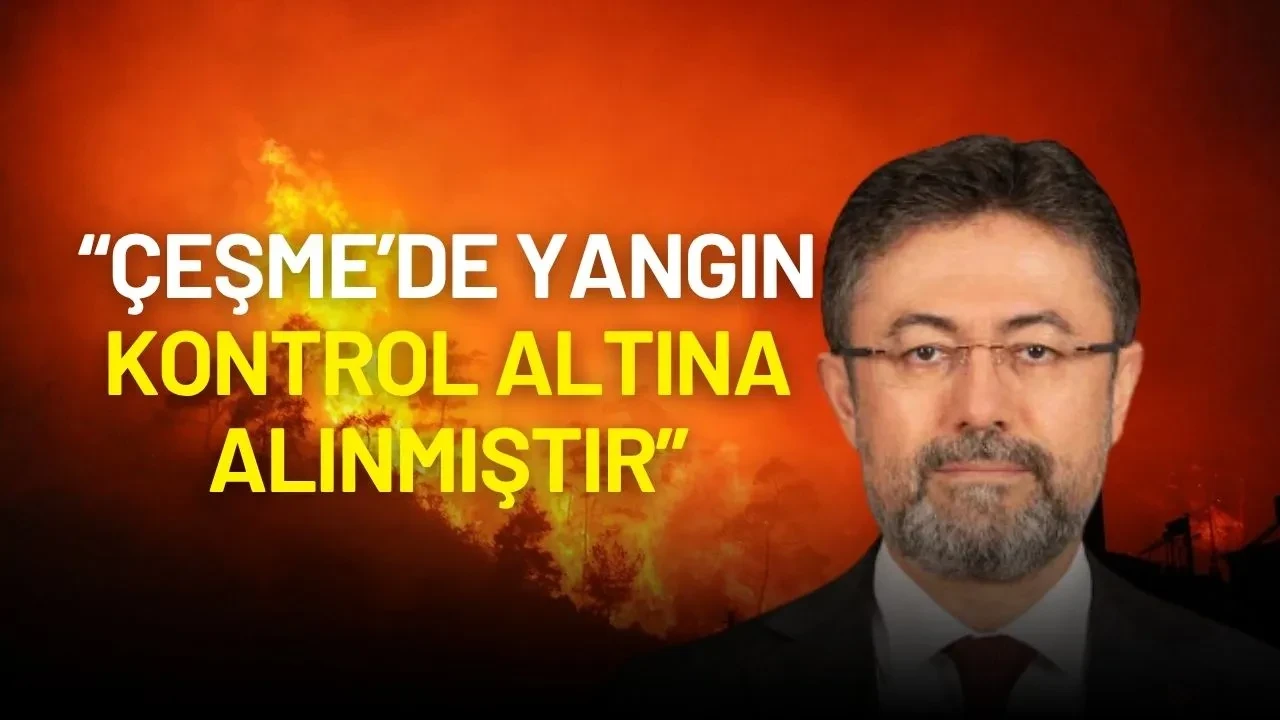Çeşme’de Korkutan Yangın Kontrol Altına Alındı!