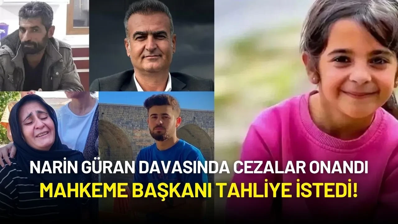 Narin Güran Davasında Cezalar Onandı: Mahkeme Başkanı Tahliye İstedi!