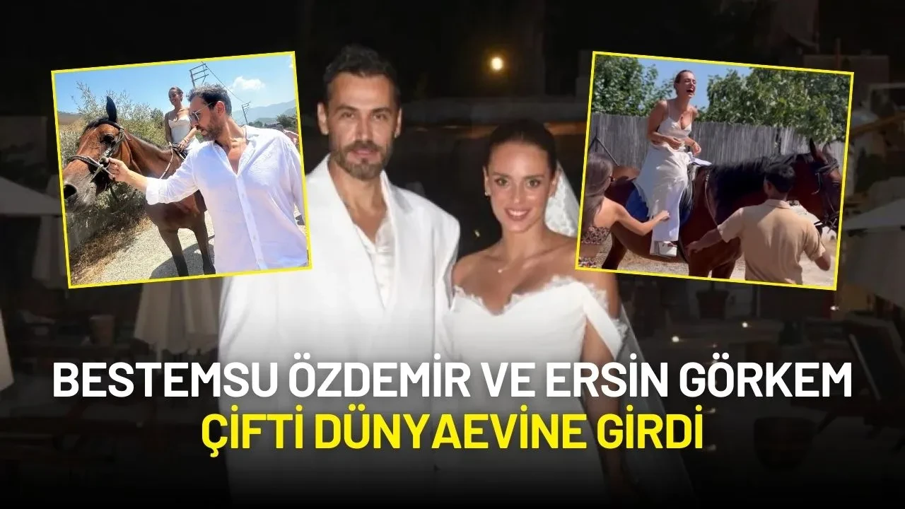 Bestemsu Özdemir ve Ersin Görkem Çifti Dünyaevine Girdi