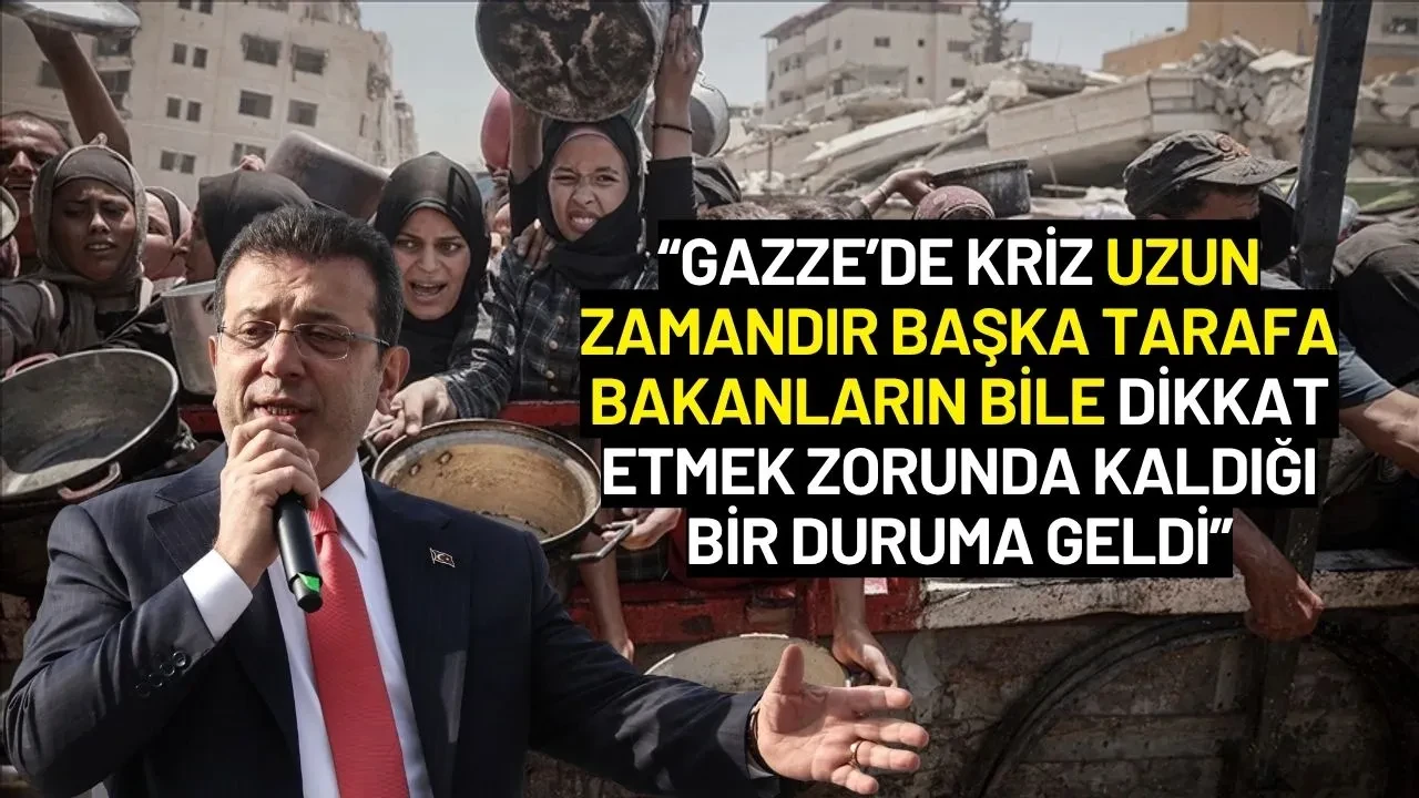 Ekrem İmamoğlu Gazze'ye Yardım Çağrısında Bulundu