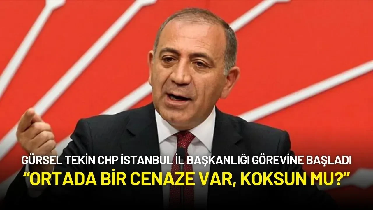 Gürsel Tekin Göreve Başladı: “Ortada Bir Cenaze Var, Koksun Mu?”