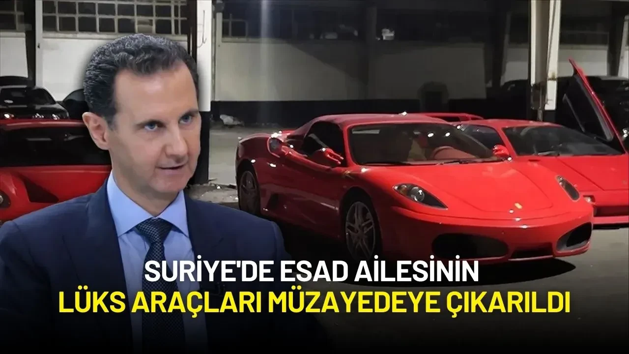 Suriye'de Esad Ailesinin Lüks Araçları Müzayedeye Çıkarıldı