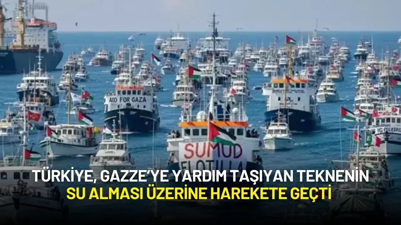 Türkiye, Gazze’ye Yardım Taşıyan Teknenin Su Alması Üzerine Harekete Geçti