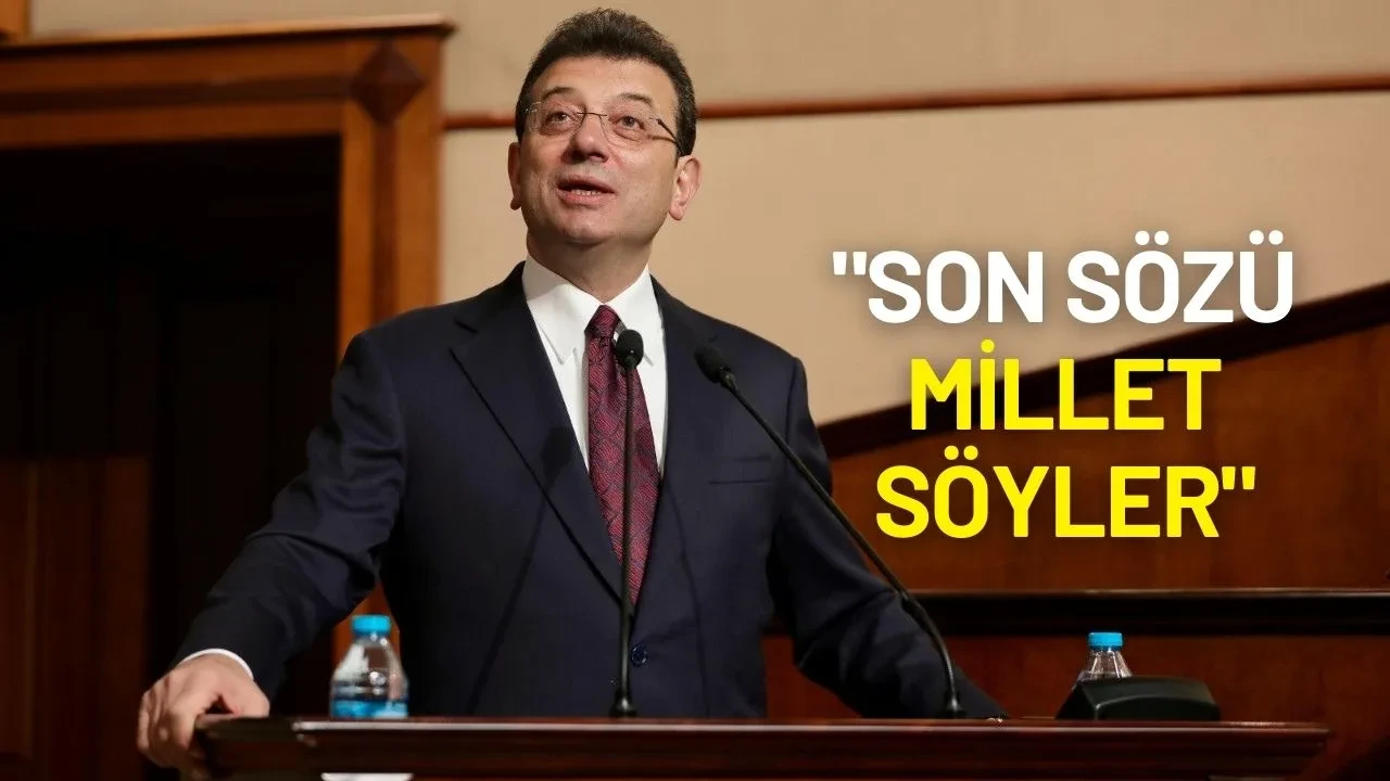 Ekrem İmamoğlu'ndan 12 Eylül Mesajı: "Son Sözü Millet Söyler"