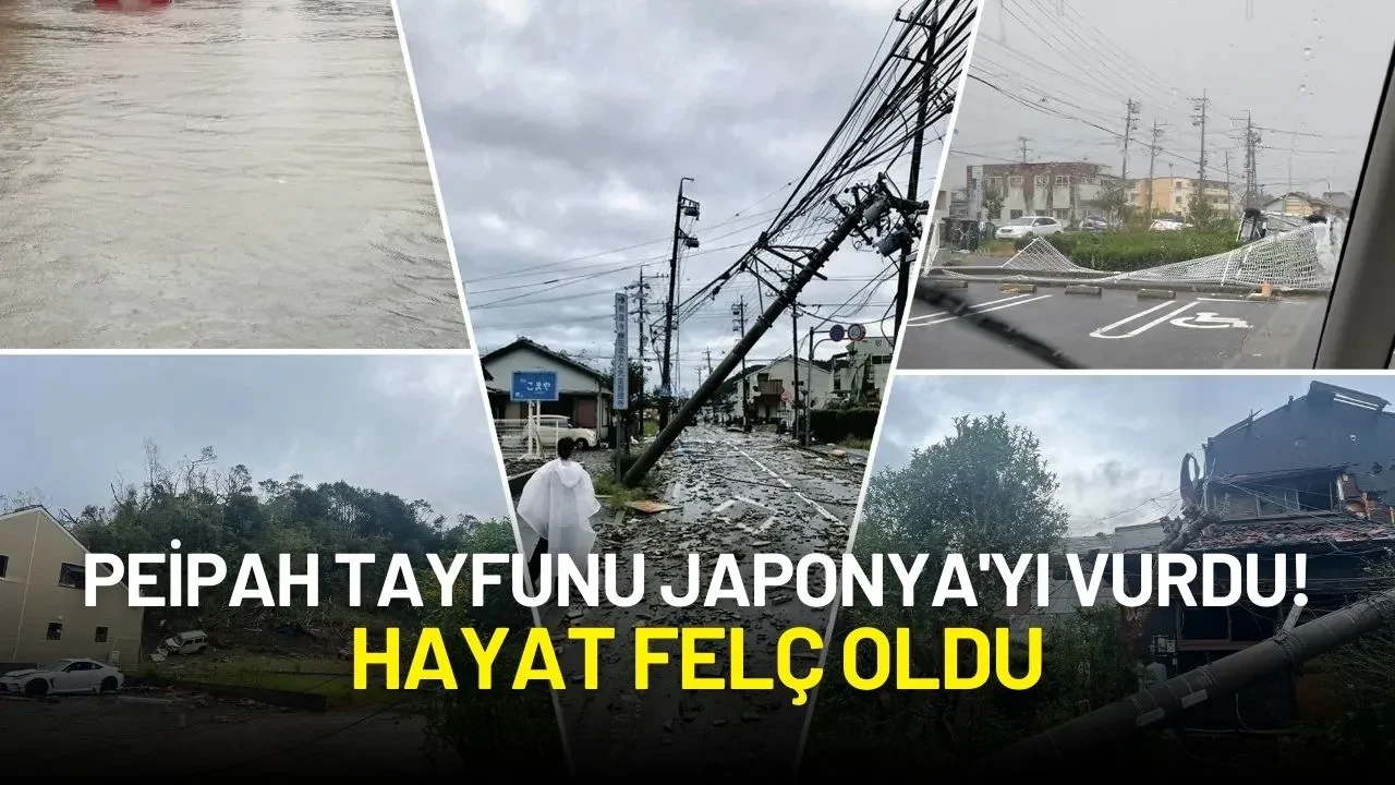 Peipah Tayfunu Japonya'yı Vurdu! Hayat Felç Oldu
