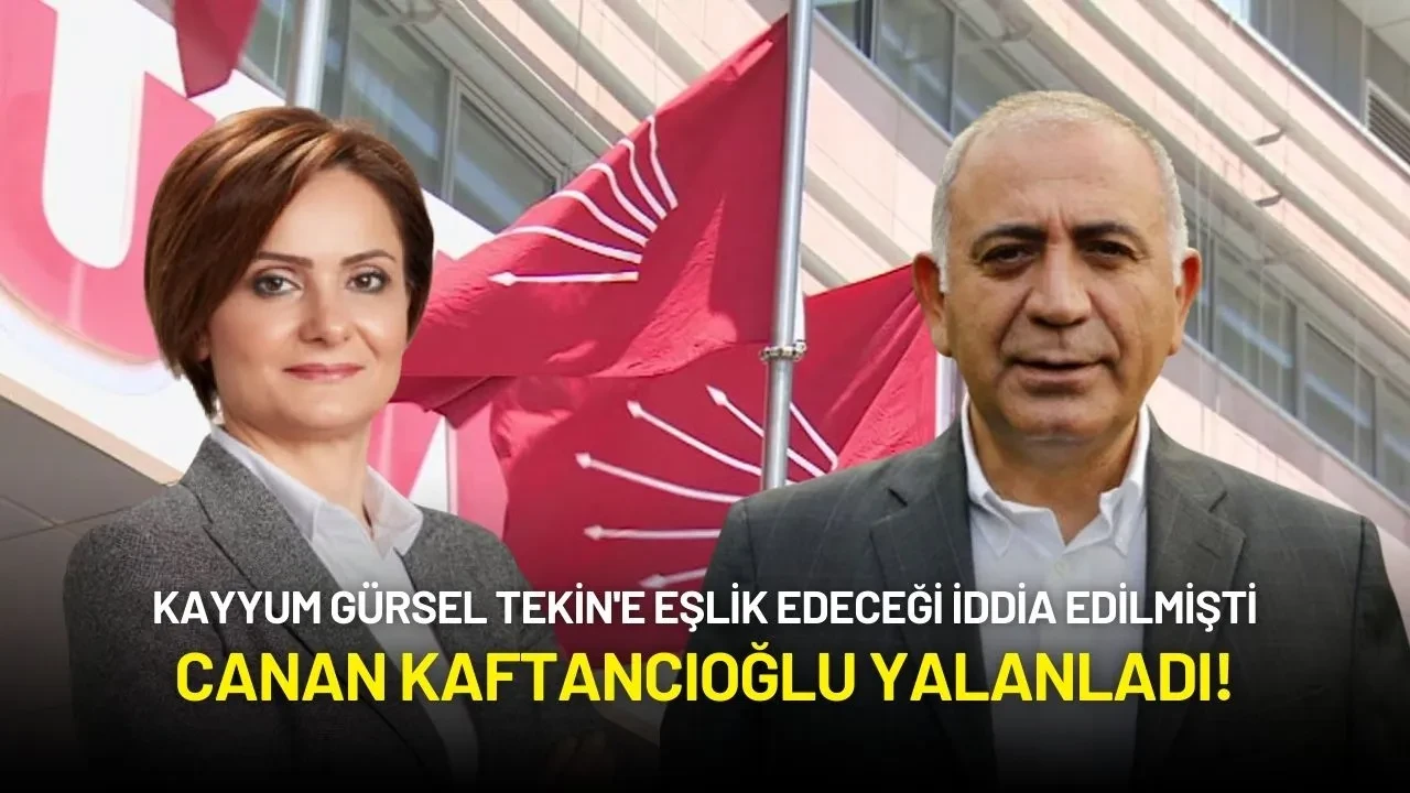 Kayyum Gürsel Tekin'e Eşlik Edeceği İddia Edilmişti: Kaftancıoğlu Yalanladı!