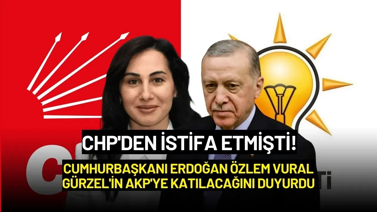 CHP'den İstifa Etmişti: Cumhurbaşkanı Erdoğan Özlem Vural Gürzel'in AKP'ye Katılacağını Duyurdu